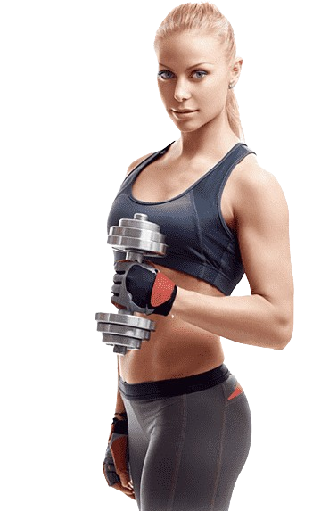 Athlete working out